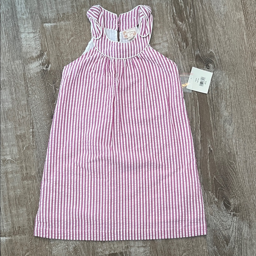 Red Camel NWT Purple and White Stripe Dress size 8